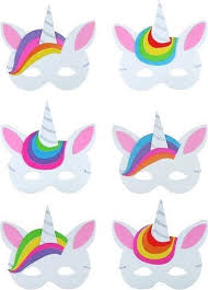 Vandaag heb ik voor jullie iets totaal anders,namelijk een teken tutorial. Bol Com 4 Stuks Eenhoorn Unicorn Maskers Van Foam