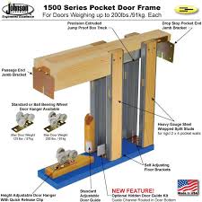 Johnson pocket door frame kit. Johnson Hardware 1500 Series Pocket Door Frame Pocket Doors Pocket Door Frame Pocket Door Hardware