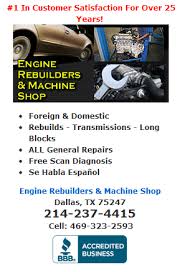 Engine Rebuilders 3540 Irving Boulevard Dallas Tx