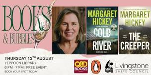 Books and Bubbles with award-winning author Margaret Hickey