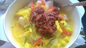 Ada yang tidak habis, saya simpan dalam peti ais. Resepi Lontong Dan Kuah Lodeh Iluminasi