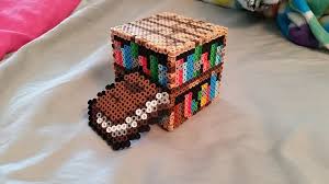 Minecraft Book And Bookshelf By Alittlekajira On Deviantart Diy Perler Beads Perler Bead Art Minecraft Beads