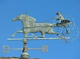 Weathervane directional north south east west nsew. Small Weathervanes For Sale 164yr Old Colonial Price Paid If Known For Sale No Ebay Auction Link Horses Copper Patina Antique Appraisal