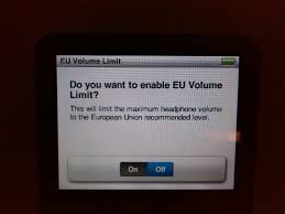 Your ipod shuffle gives you by default the full range of its sound volume, which includes a level typically undesirable for long term good hearing: New Option To Turn Off Eu Volume Cap Apple Community