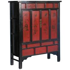 Gorgeous chinese cabinet wardrobe red lacquer wedding cabinet, storage cupboard. Scandinavian Antiques More