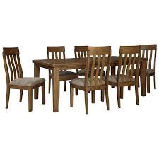 Germantown butterfly leaf dining set. Benchcraft Flaybern D595 35 6x01 7 Piece Rectangular Table And Chair Set Dunk Bright Furniture Dining 7 Or More Piece Sets