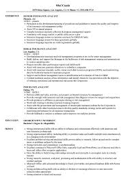 Insurance Analyst Resume Samples Velvet Jobs