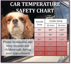 Car Temperature Safety Chart Corvallis Family Medicine