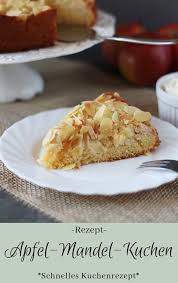 3.2 gedeckter apfelkuchen mit zimt. Apfel Mandel Kuchen The Inspiring Life Apfelkuchen Rezept Saftig Rezepte Kuchen Und Torten Rezepte