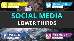 Free animated lower thirds and titles after effects template quickly add a professional and modern feel with a colorful touch to your videos with this free after effects motion graphic template. Free Social Media Lower Third Animation Pack Motion Nations