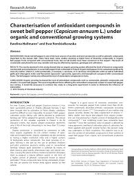 High resolution mapping of the world's reservoirs and dams for sustainable. Pdf Characterisation Of Antioxidant Compounds In Sweet Bell Pepper Capsicum Annuum L Under Organic And Conventional Growing Systems