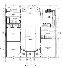 Simple Practical And Interesting 3 Bedroom 2 Bath Floor Plan House Floor Plans Cinder Block House House Plans