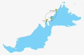The viamichelin map of sarawak: Sabah Internal Atr72 500 Sabah Sarawak Malaysia Map Png Transparent Png 1518x1009 Free Download On Nicepng
