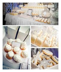 Winter Wonderland Wedding Dessert Table Winter Dessert Table Wedding Desserts Dessert Table