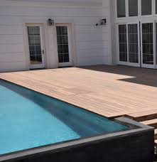 One of the most popular hardwood choices for pools is ipe wood. Accoya Decking For Swimming Pool In Israel Accoya