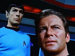 Kirk and Spock, spock, star trek, william shatner, kirk, leonard nimoy, HD  wallpaper