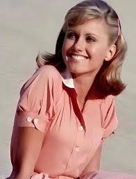 Olivia as Sandy from the film Grease