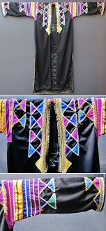 The Front Of An Ucetek Robe With Three Panels Locally Called Dis Saya Outer Robe By The Alevi Turkmen Part Of The Female Traditional Daily Costume In Th