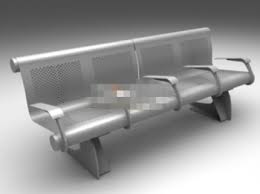 Station Waiting Chair Model 3d Model Download Free 3d Models Download