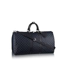 Black And White Louis Vuitton Duffle Bag Keepall Bandouliere 55 Damier Cobalt Canvas In Men S Travel Collections By Louis Vuitton Louis Vuitton Keepall 45 Louis Vuitton Travel Bags Louis Vuitton