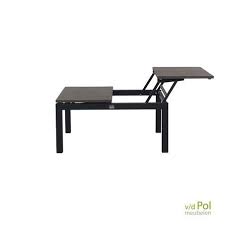 handige verstelbare salontafel van applebee deze concrete pebble beach coffeetable is uit te klappen naar een makkelijke wer koffietafel tuintafels salontafel