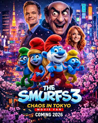 🎥 The Smurfs 3: Chaos in Tokyo (2026) – Tiny Heroes, Big Trouble in a Neon  Jungle The Smurfs are back—and this time, they're trading the streets of  Paris and the Big