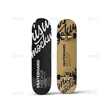 Skateboard Mock Up Template In 2020 Mockup Skateboard Branding Mockups