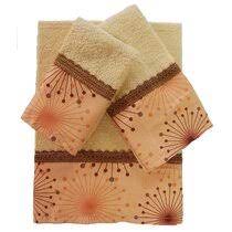 Product titlelavish touch 600 gsm 100% cotton 4 pack bath towels set 27x52, premium hotel spa quality towel sets for bathroom, ultra soft highly absorbent machine washable, 4 bath towels peach. Decorative Towel Orange Bath Towels You Ll Love In 2021 Wayfair