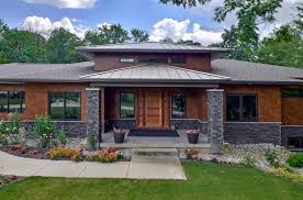 Prairie Home Design Contemporay Modern Prairie Style House Plans 1045 Skyevale Ada Mi 49301 Combinin Prairie Style Houses House Exterior Prarie Style Homes