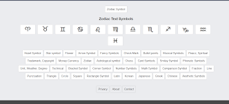 There are hundreds of special characters and symbols that are not readily available on the keyboard. Zodiac Symbol Zodiac Symbols Text Symbols Astrological Symbols