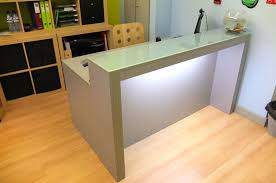 Diy Building A Reception Desk Something On Everything Empfangspult Empfangstheke Theke Selber Bauen