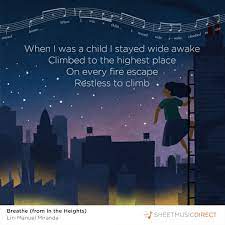 Breathe From In The Heights By Lin Manuel Miranda Lyrics2love In The Heights In The Heights Musical Musical Theatre Memes