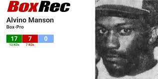 BoxRec: Alvino Manson