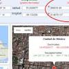 Longitudes (eje x) y latitudes (eje y). 1