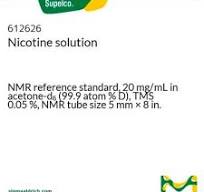 Nicotine solution suitable for NMR (reference standard), 20 ...
