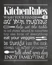 Kitchen Rules Free Printable How To Nest For Less Kitchen Printables Kitchen Rules Bathroom Rules
