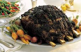 You'll make your guests think you labored for hours. Christmas Prime Rib Dinner Menu And Recipes Whats Cooking America