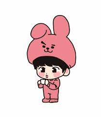 Lerne tata, chimmy, mang, rj, shooky, cooky, koya und van kennen . Bts Bt21 Fanart Jungkook Roni Pool Roni Pool Illustrations Art Street