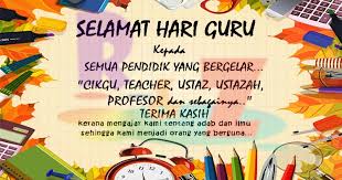 Kami guru malaysia 2020 mp3 files source planetlagu, metro lagu, bursamp3, gudang lagu, lagu76, atau stafaband untuk keperluan review. Tema Hari Guru Dan Lirik Lagu Kami Guru Malaysia 2019