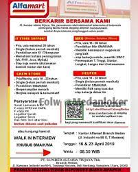 Maybe you would like to learn more about one of these? Informasi Loker Medan Terbaru Di Pt Sumber Alfaria Trijaya Walk In Interview Medanloker Com Lowongan Kerja Medan