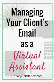 Offering Email Management Will Help You Get Started As A Va Virtual Assistant Jobs Virtual Assistant Virtual Assistant Services