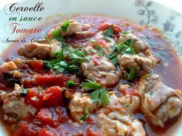 Cervelle D Agneau En Sauce Tomate Chtitha Mokh Amour De Cuisine Recette Cervelas Recette Plat