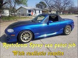 Metallic Rustoleum Spray Can Paint Job Explaining How To Get Good Results Youtube Paint Job Car Paint Jobs Spray Can