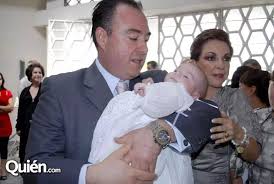 Bautizo de Manuel Bribiesca, nieto de Martha Sahagún