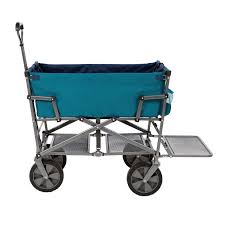 Mac Sports Dd100 Collapsible Double Decker Outdoor Utility Wagon With Extended Lower Shelf Teal You Can Get More Detai Utility Wagon Wagon Heavy Duty Wagon