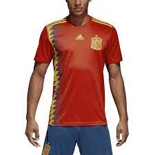 Maillot de foot officiel pas cher. Adidas Maillot De Football Espagne Homme Rouge Rouge Cdiscount Sport