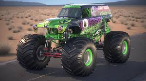 Monster Truck Grave Digger Desert 3d Model Ad Grave Truck Monster Model Monster Trucks Trucks 3d Model