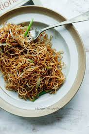 Chinese crispy noodles with chinese and ve ables 14. Soy Sauce Pan Fried Noodles Cantonese Chow Mein China Sichuan Food