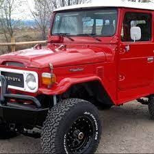 Note that this is listed as a 1980 land cruiser because of its vin, which does not conform with ebay rules. 81 Fj40 With The Black Wheels And A Lift Land Cruiser Fj40 Toyota Fj40