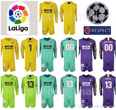 Soccer suit joma goalkeeper gloves atletico madrid footbal shirt jersey psg dropship sports jerseys christma sweater hockey rink. 2021 La Liga Goalkeeper Atletico Madrid Long Sleeve Soccer 13 Jan Oblak 1 Antonio Adan Jersey Set 1 Moya Football Shirt Kits 2018 2019 From Sportjerseyfactory 14 55 Dhgate Com